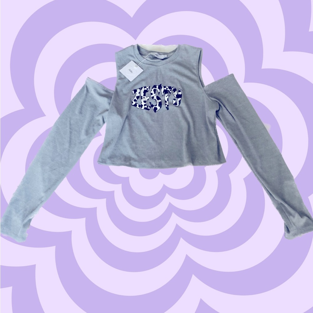 ADIKA ZESTY COW PRINT TOP